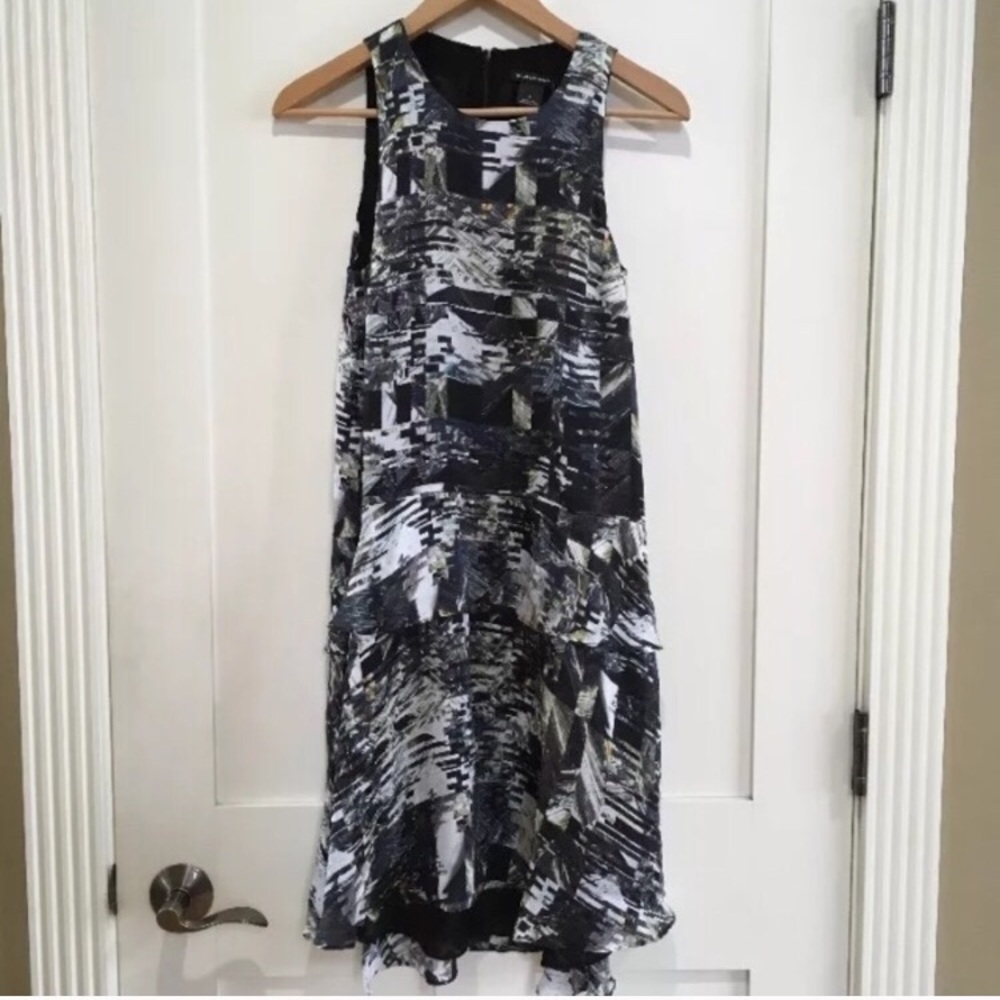 Club Monaco geometric print dress